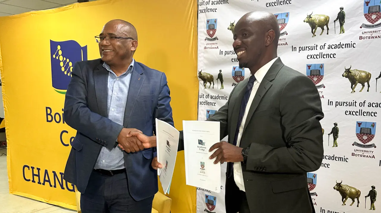 Boitekanelo College & University of Botswana MOU Signing