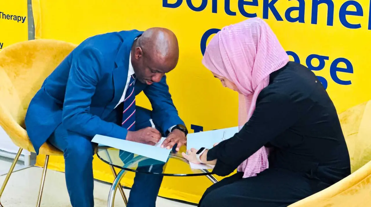 Boitekanelo College & University of Cape Town MoU Signing