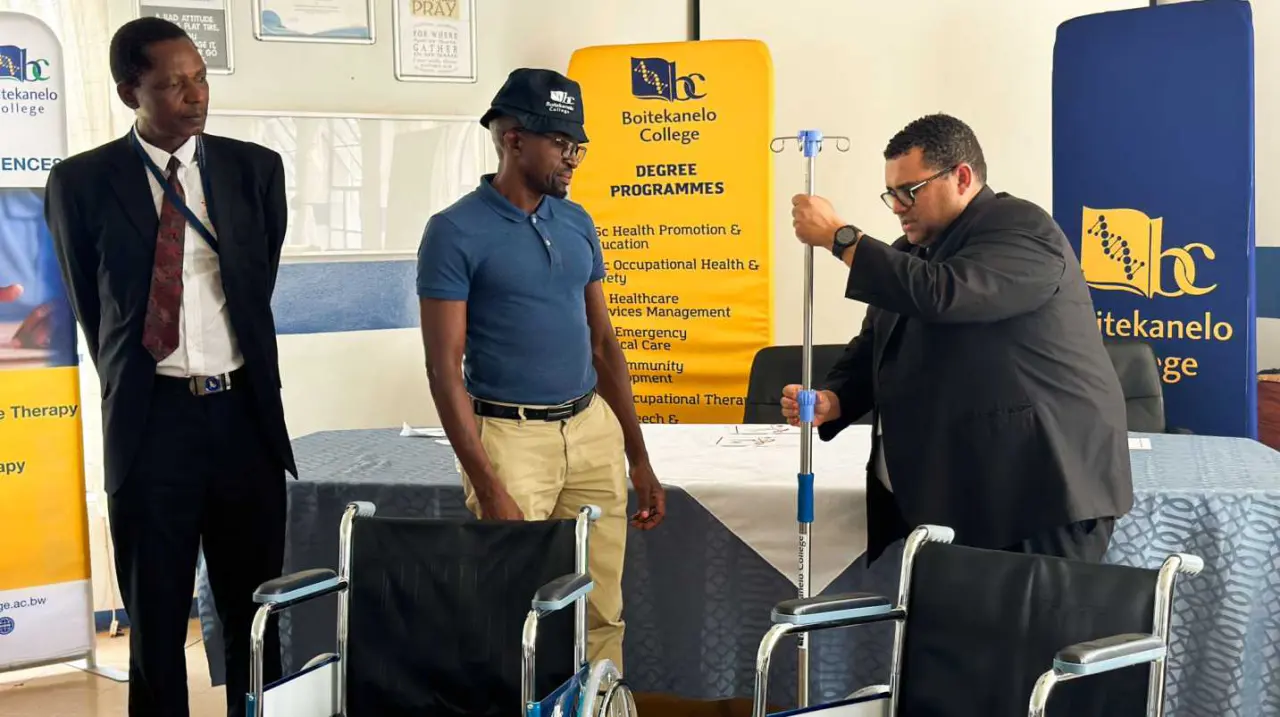 Boitekanelo College Wheelchair Donation Drive